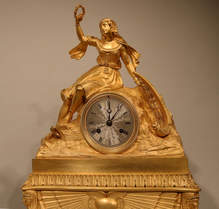 Elaborate 19th Century French Clock by T H Re Le Roy For Sale at 1stDibs