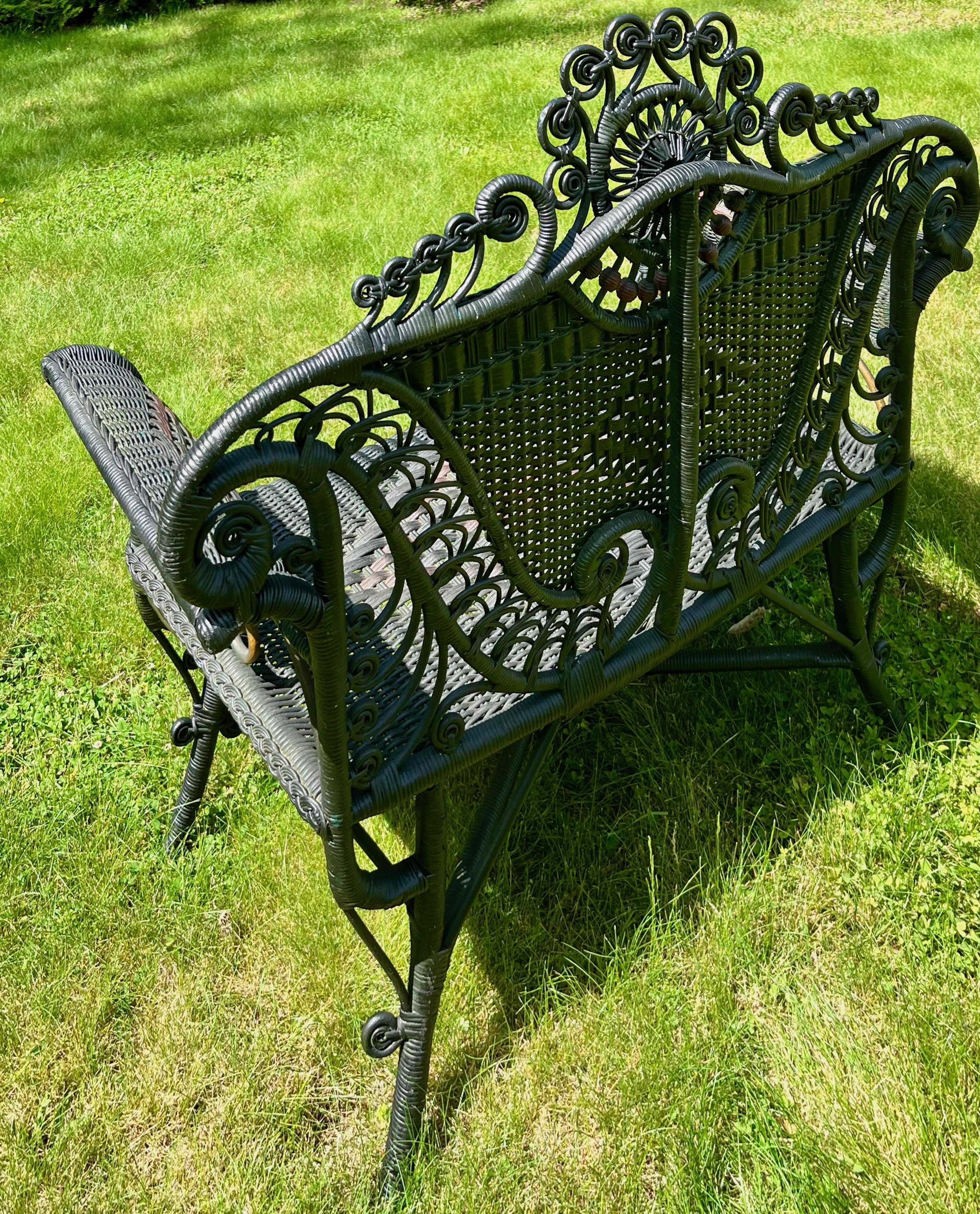 Victorien Chaise de réception en osier en vente
