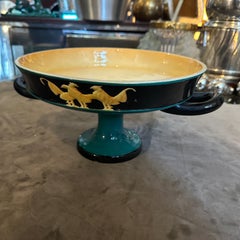 An Elegant 1930s Art Deco Gio Ponti Style Ceramic Italian Centerpiece by Vibi