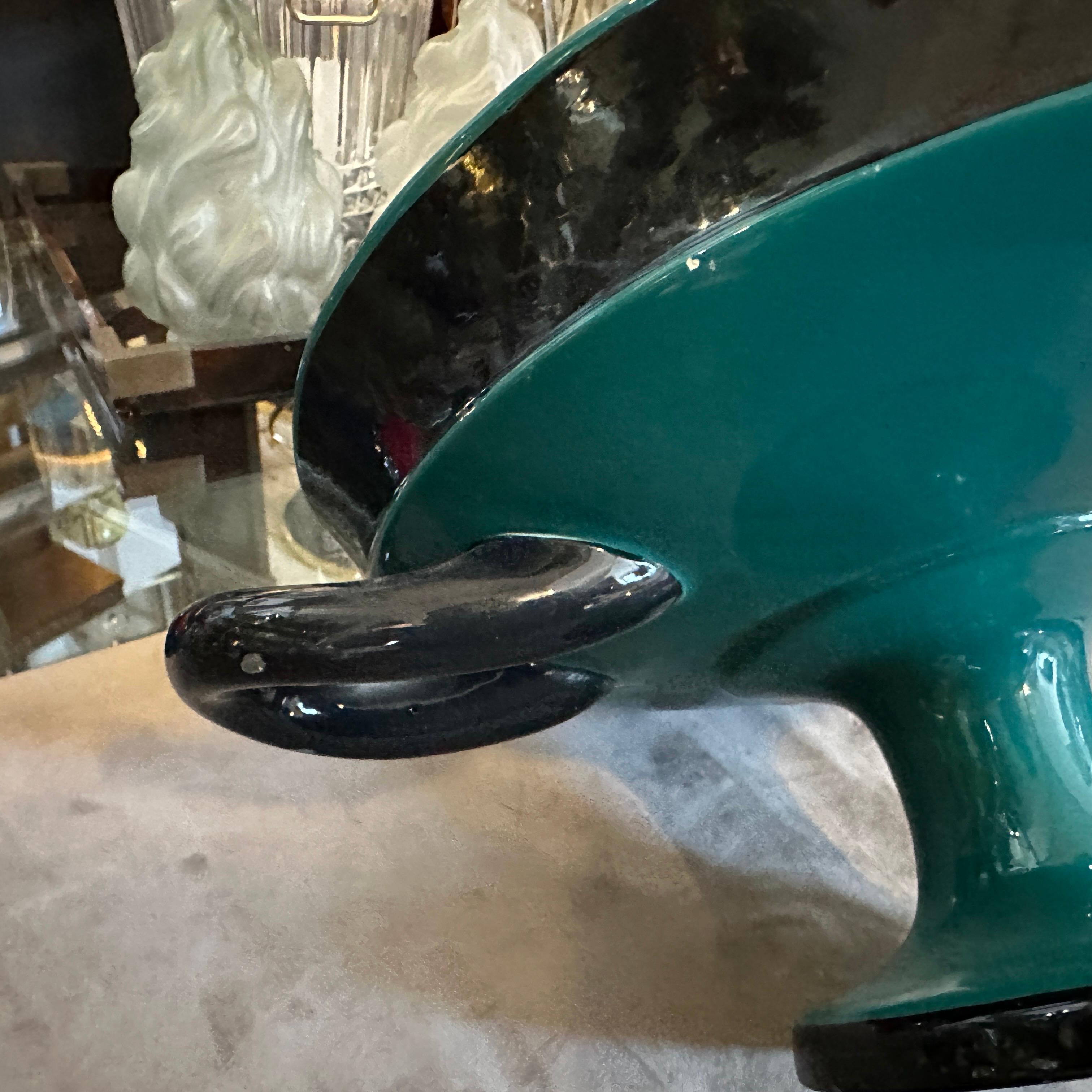 Elegante centro de mesa de cerámica italiana estilo Art Déco Gio Ponti de los años 30, de Vibi en venta 1