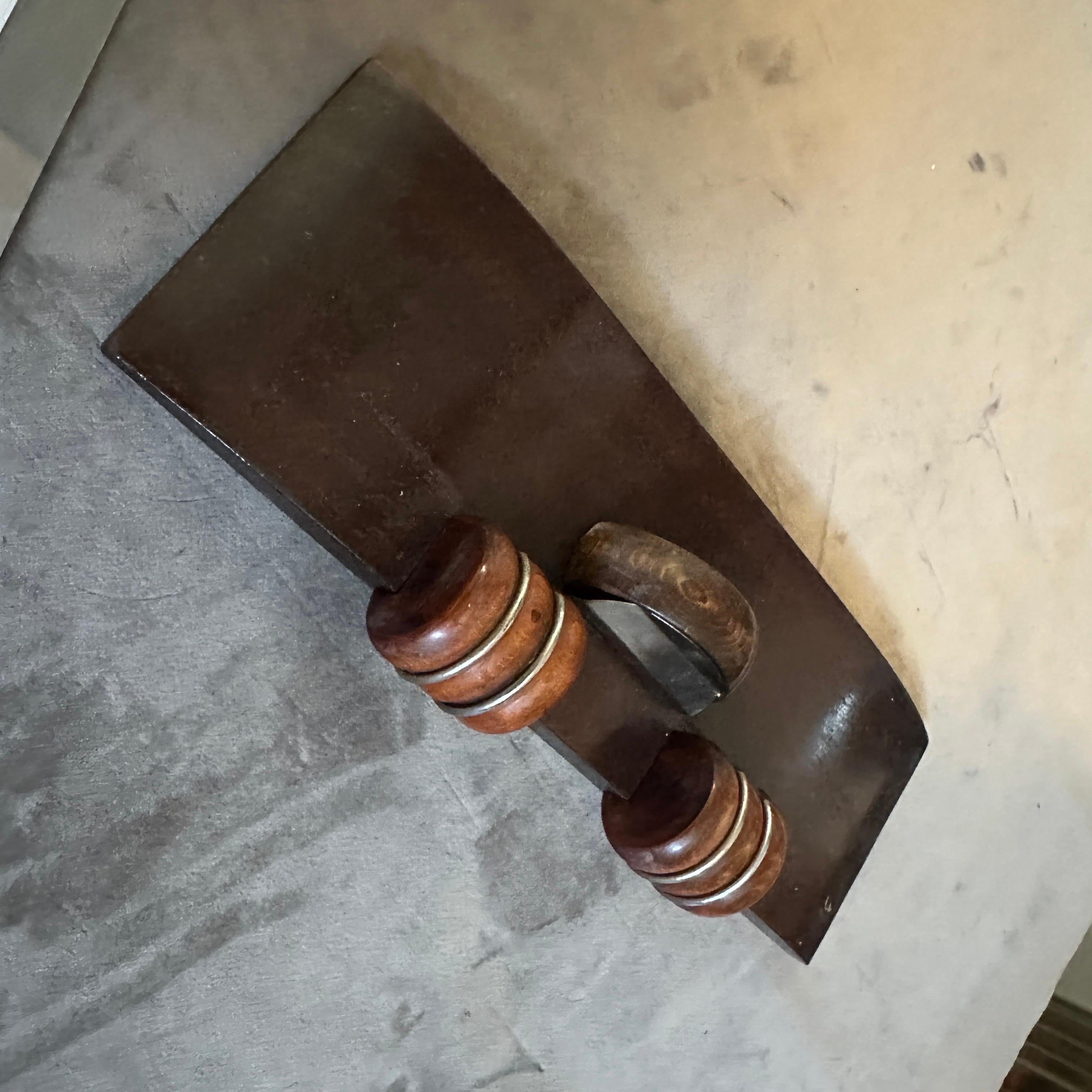 An Elegant 1930s Art Deco Wood and Chromed Metal French Picture Frame For Sale 6