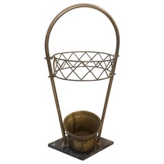 Elegance d'un Stand Umbrella italien des années 1950 de style Gio Ponti, Mid-Century Modern.