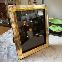 Un'elegante cornice rettangolare di Romeo Rega del 1970, stile Mid-Century Modern.