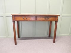 An Elegant 2 Drawer Writing Table or Reception Desk