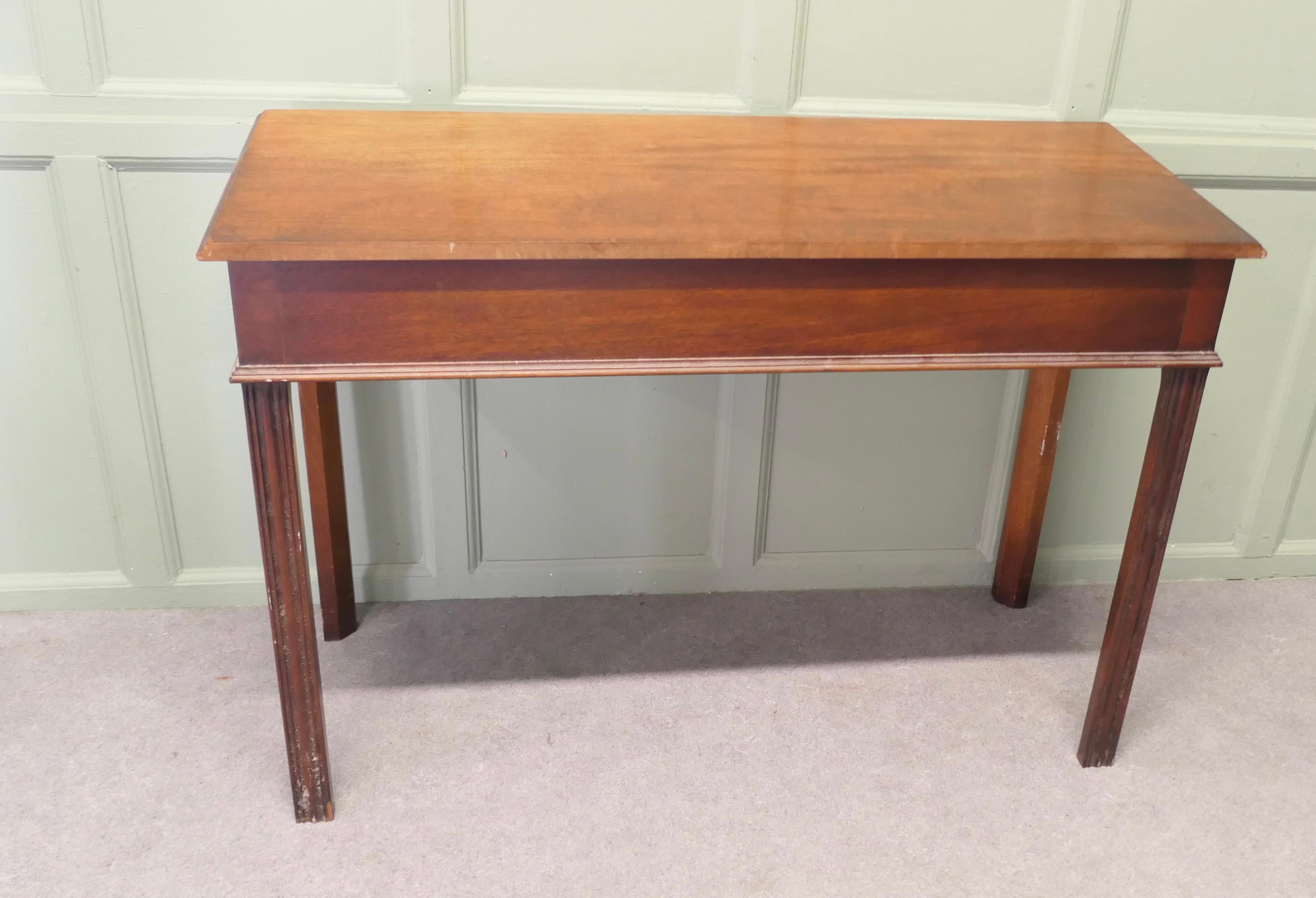 An Elegant 2 Drawer Writing Table or Reception Desk For Sale 1
