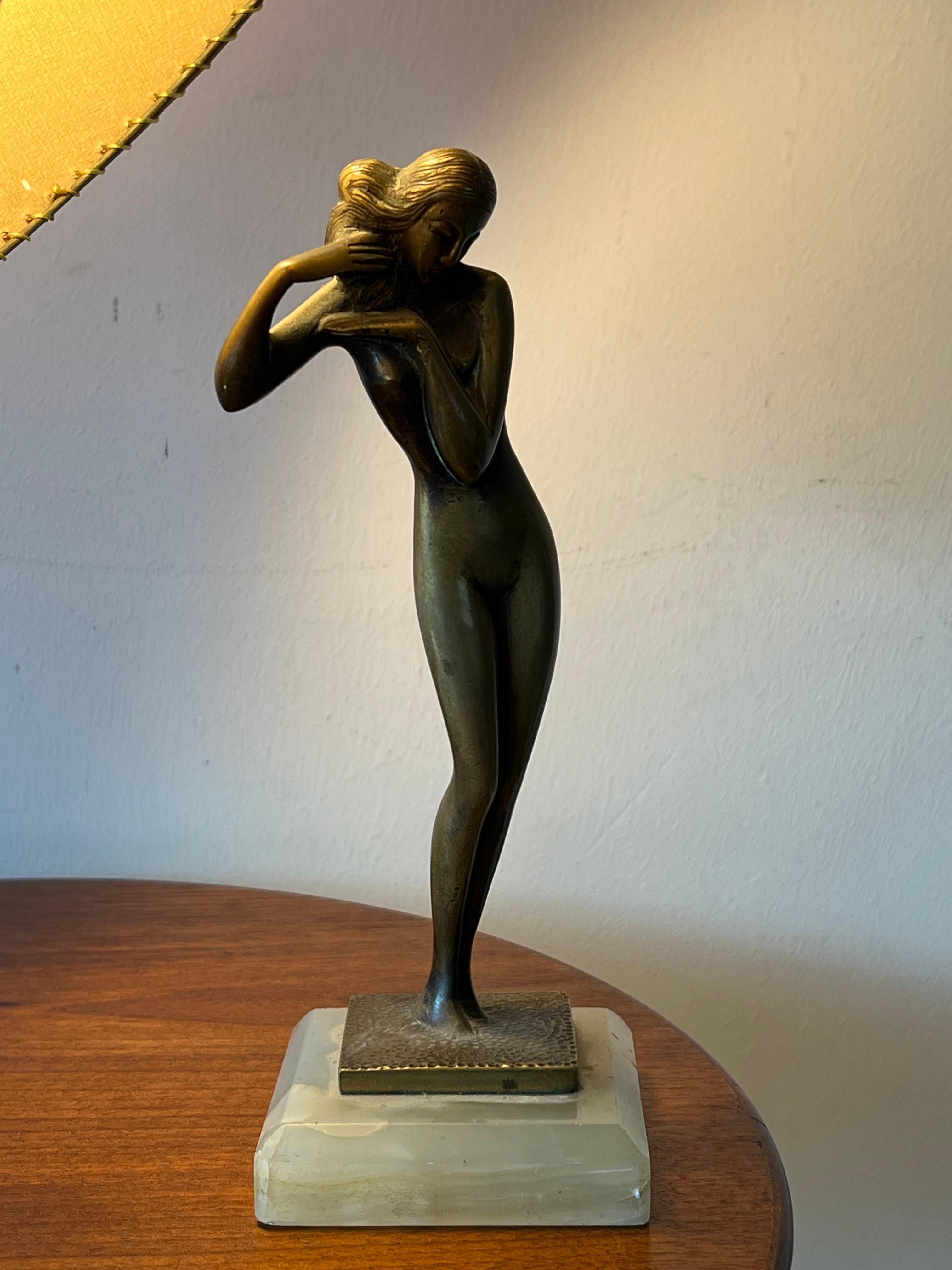 An Elegant Bronze Nude Ca' 1940's en Bueno estado para la venta en St.Petersburg, FL