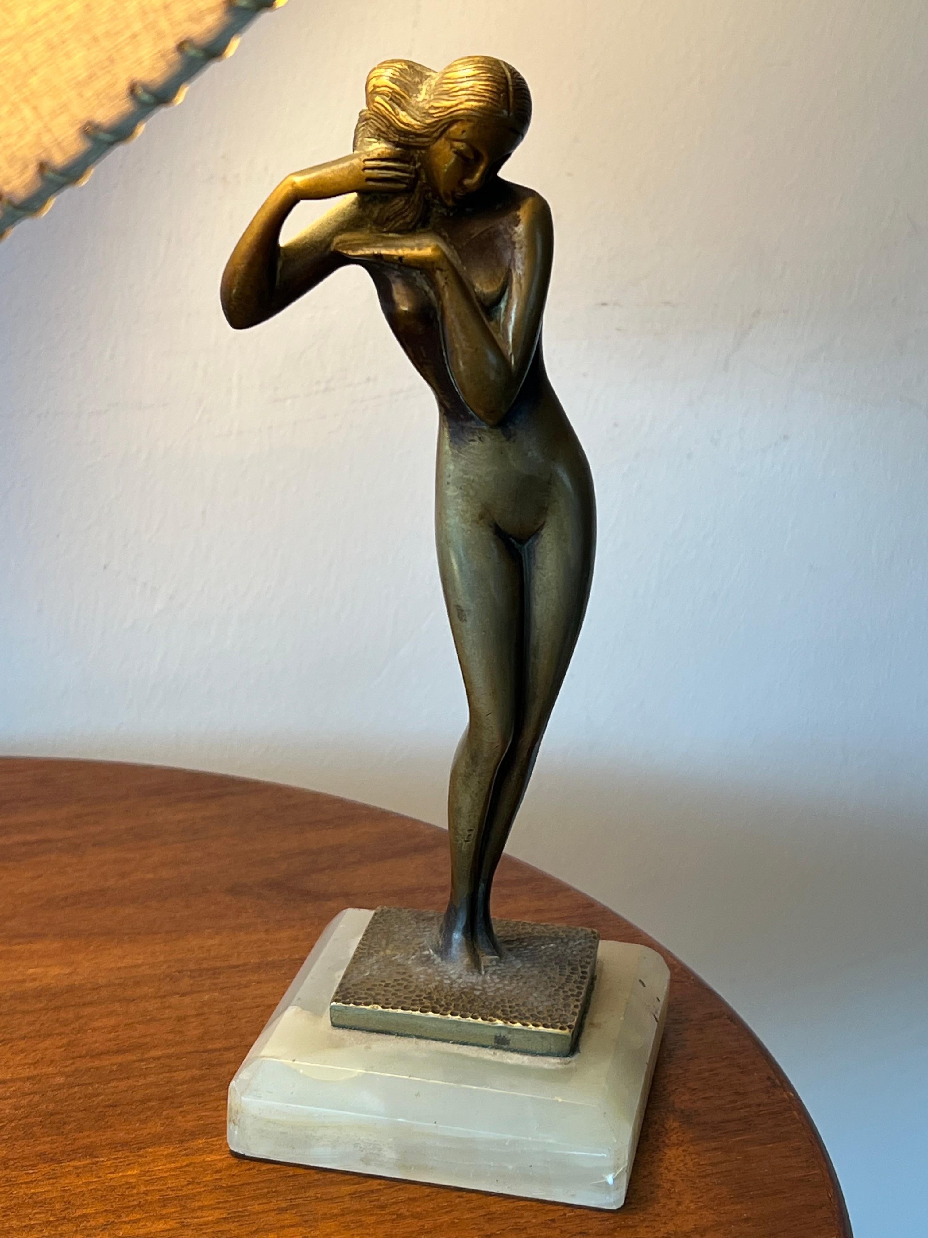 An Elegant Bronze Nude Ca' 1940's en venta 1