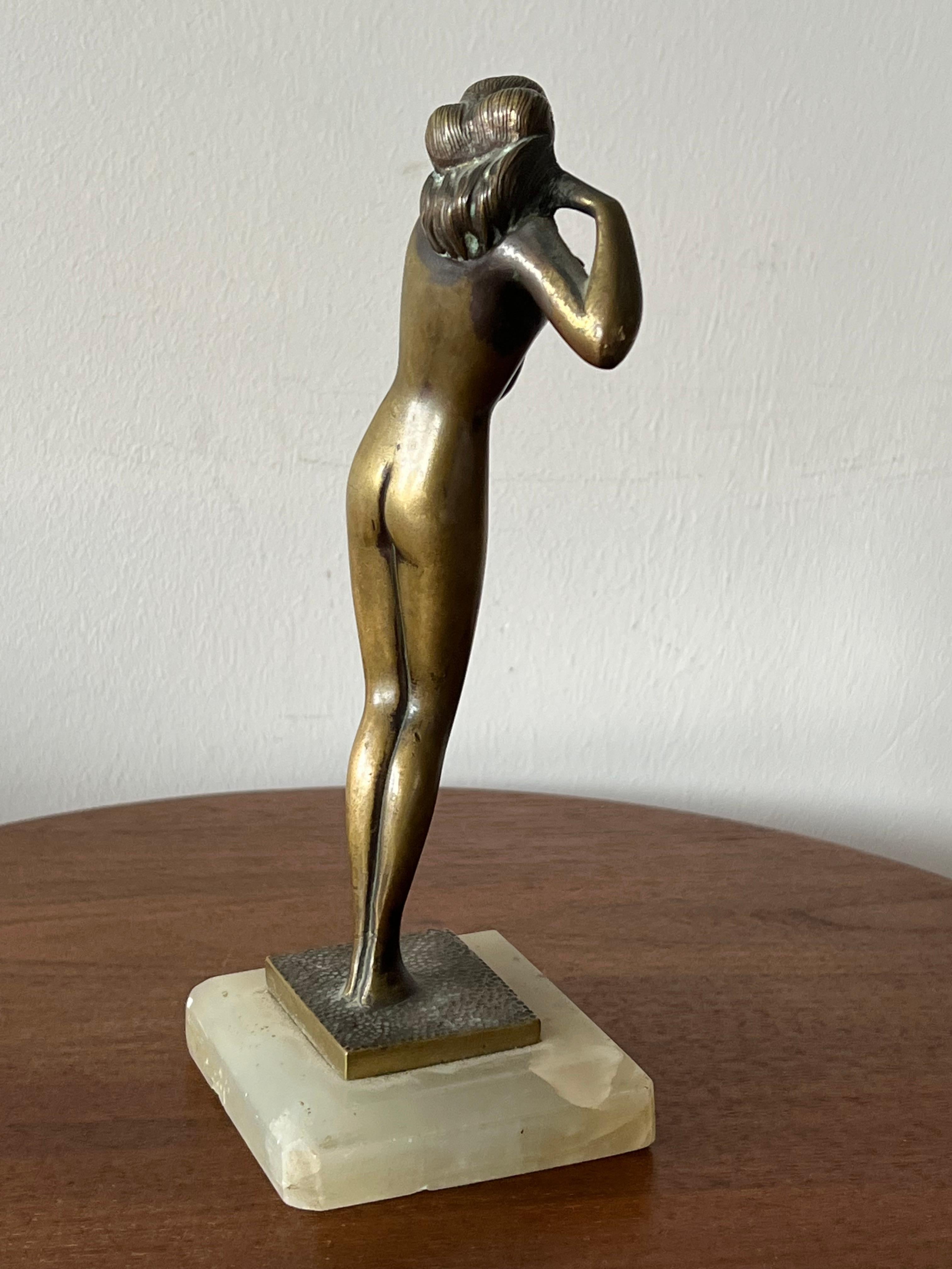 An Elegant Bronze Nude Ca' 1940's en venta 2