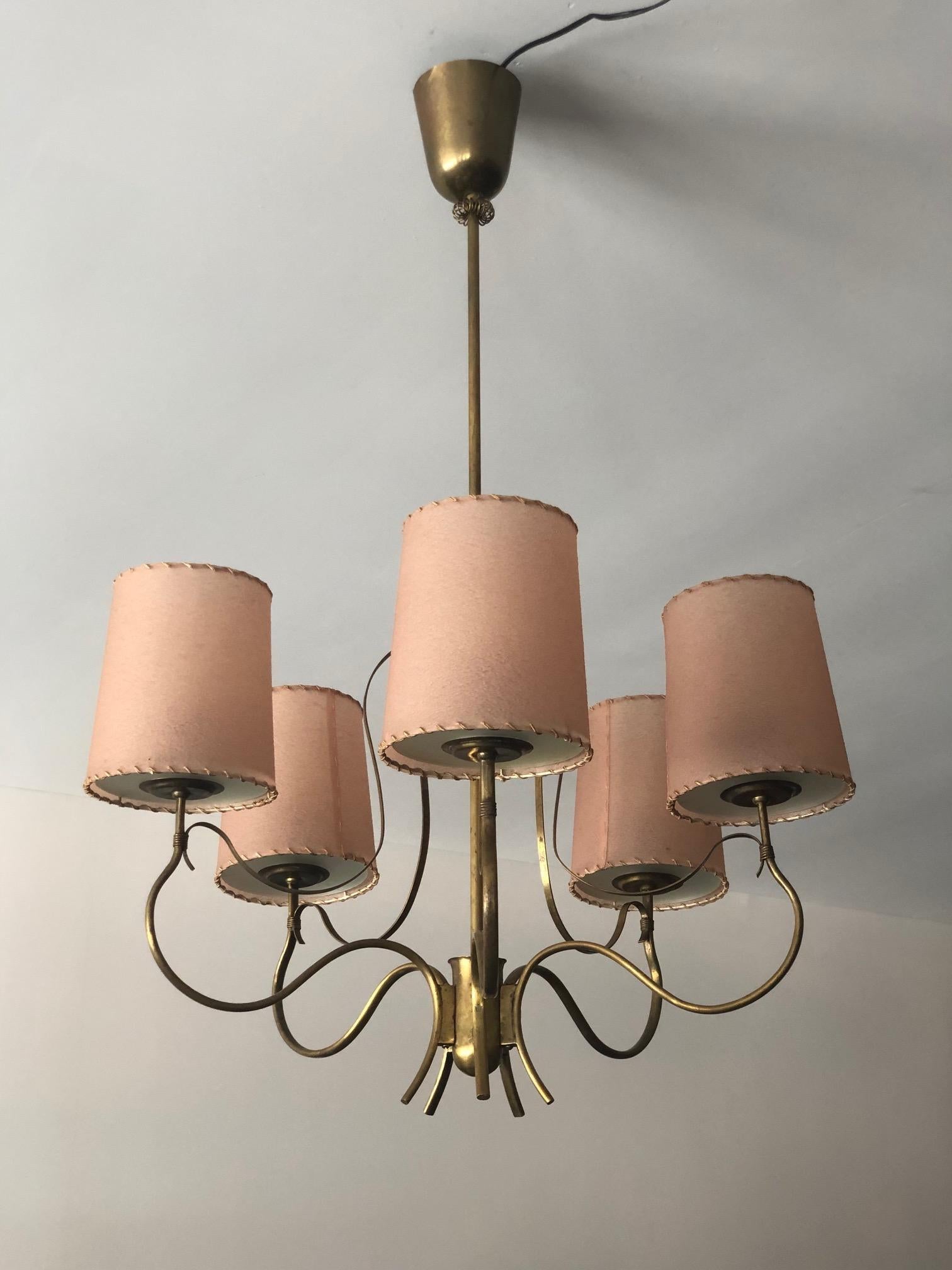 Elegant Chandelier by Paavo Tynell
