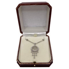 Used An elegant diamond pendant necklace