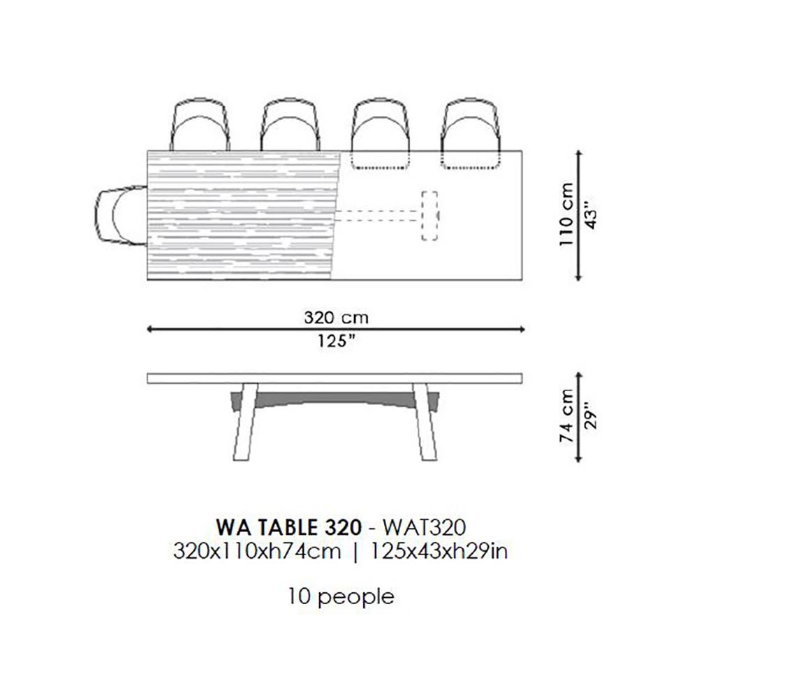 Table de salle à manger élégante recouverte de feuilles d'or pur 320 en vente 3