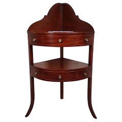Elegant Early 19th Century George III Corner Wash Stand