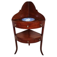 Elegant Early 19th Century George III Corner Wash Stand