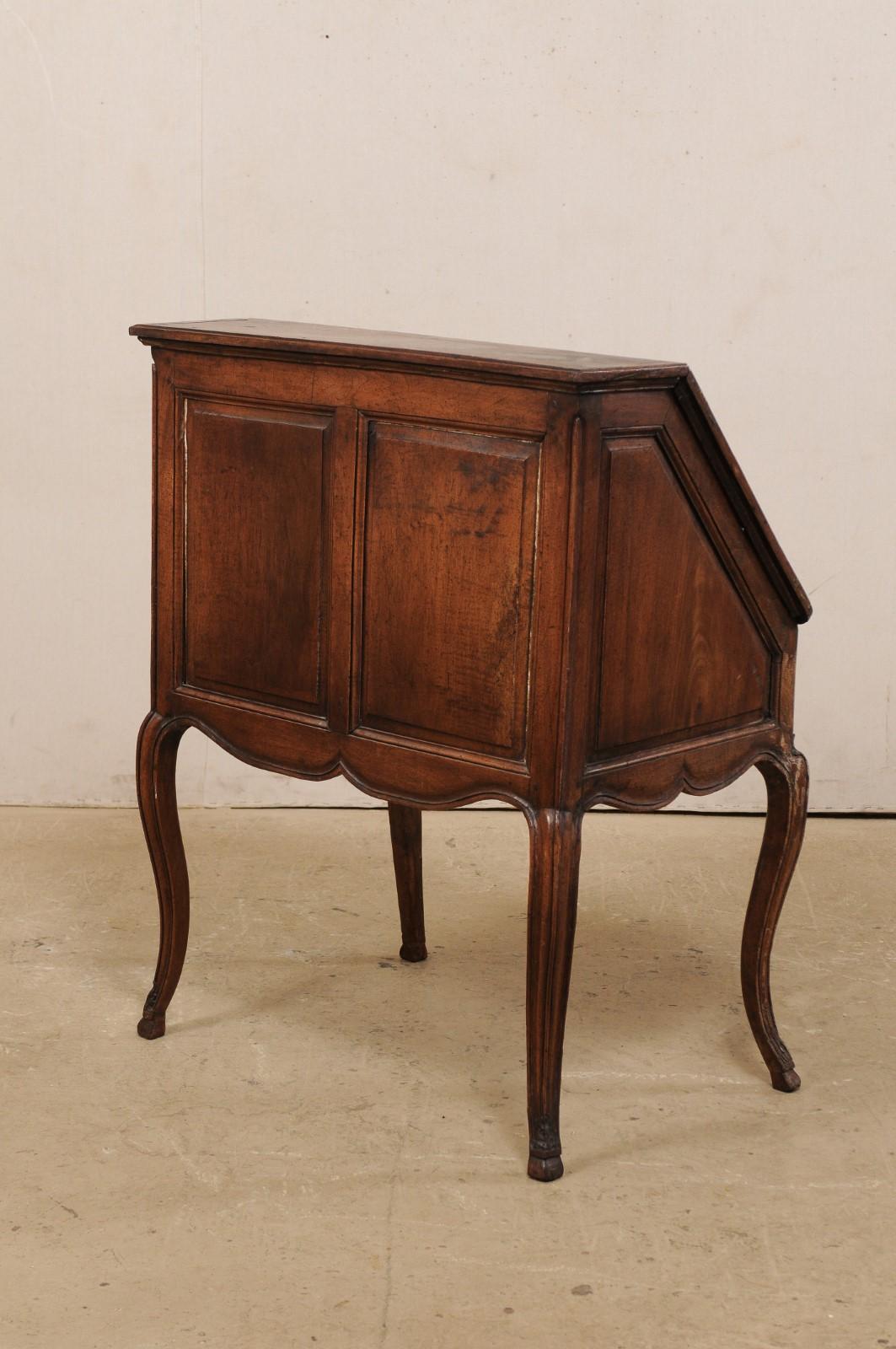 Elegant French Louis XV Period Secretary Writing Desk with Hidden Compartment For Sale 2