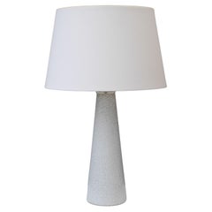 Used An elegant glass art table lamp made by Bengt Orup for Hyllinge Glasbruk, Sweden