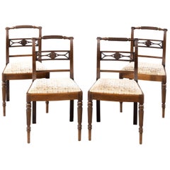 An Elegant Set of Four Whitehaven Regency Period Single Chairs