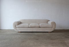 Elegant Sofa Upholstered in Pure Alpaca