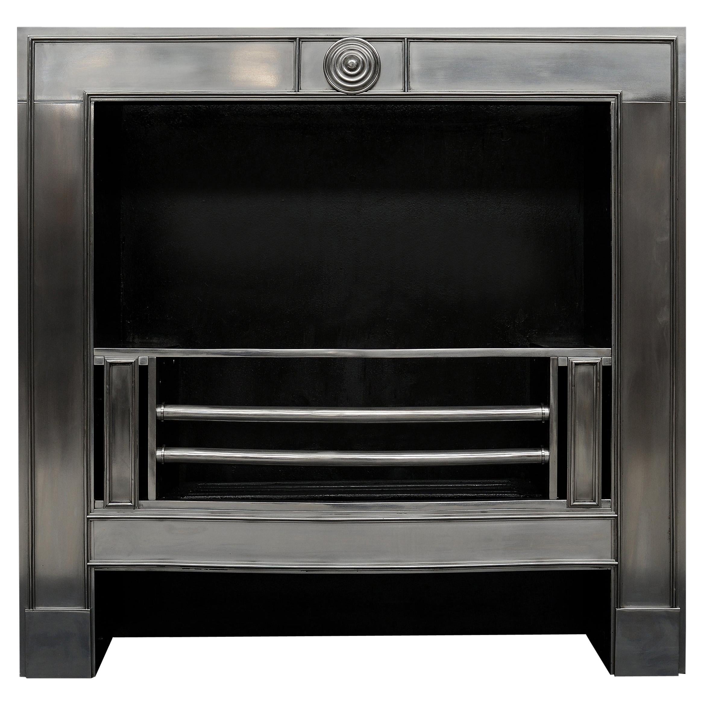 Élégante grille de registre en acier de style géorgien
