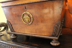 An Elegant William IV Gilt Bronze Mounted Cellarette