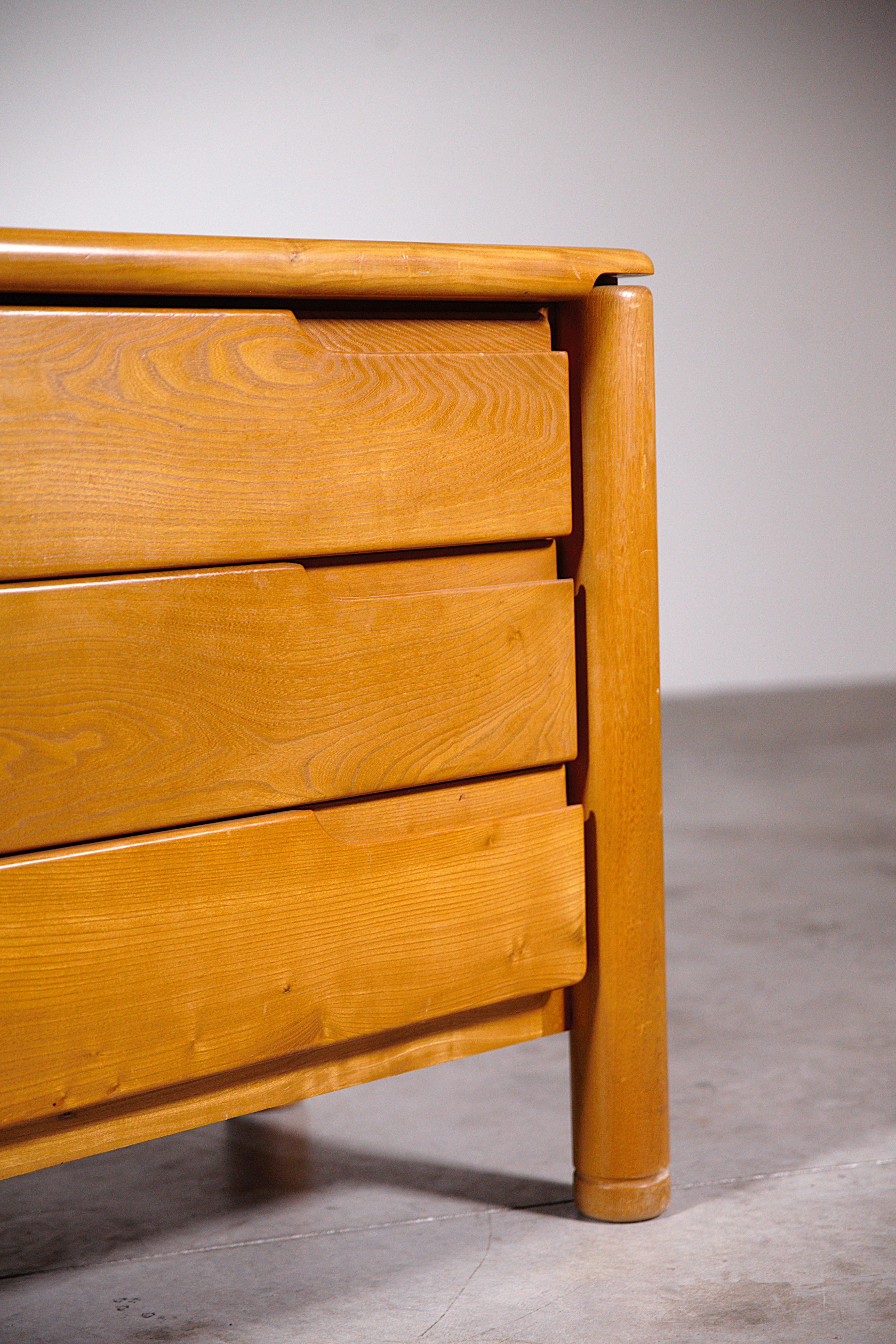 Fine XX secolo Una commode Elmwood Francia anni '80 in vendita