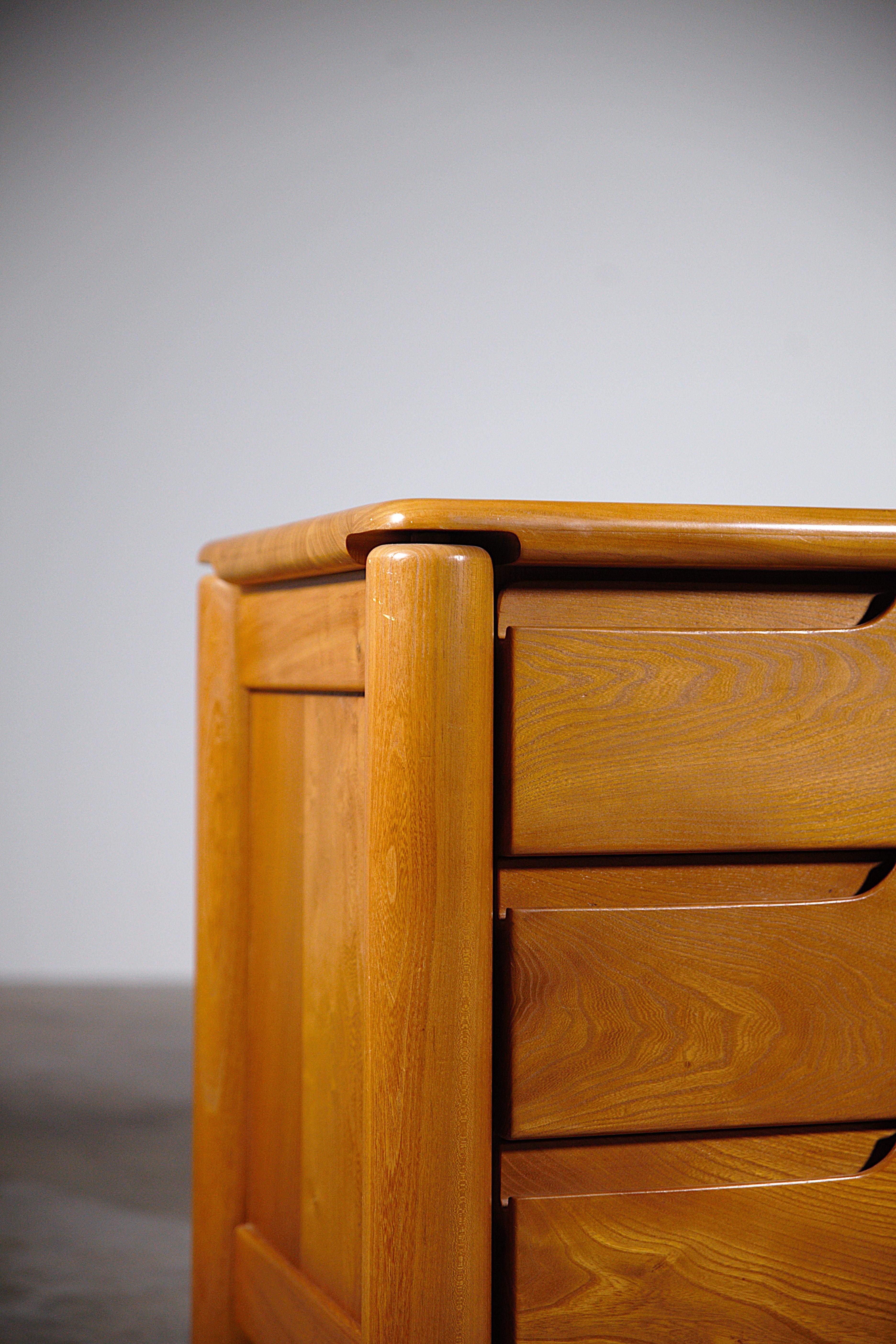 Legno Una commode Elmwood Francia anni '80 in vendita