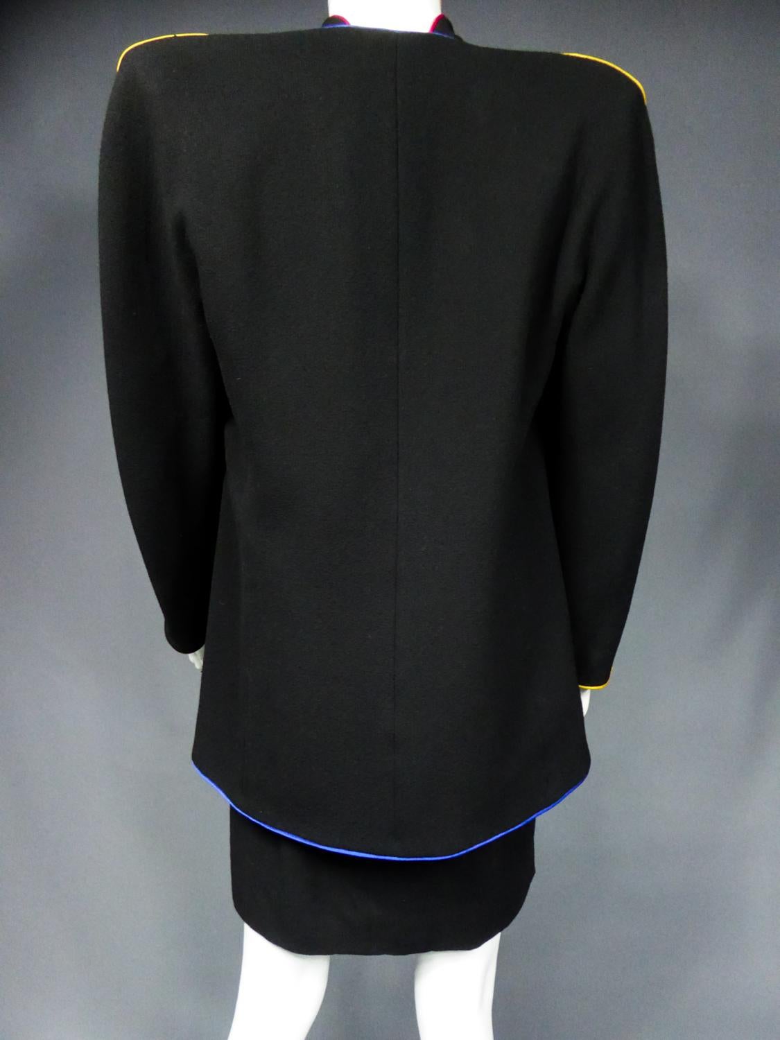 Ein Emanuel Ungaro French Couture Kleid und Jacke Set Collection 1991-1992 im Angebot 7
