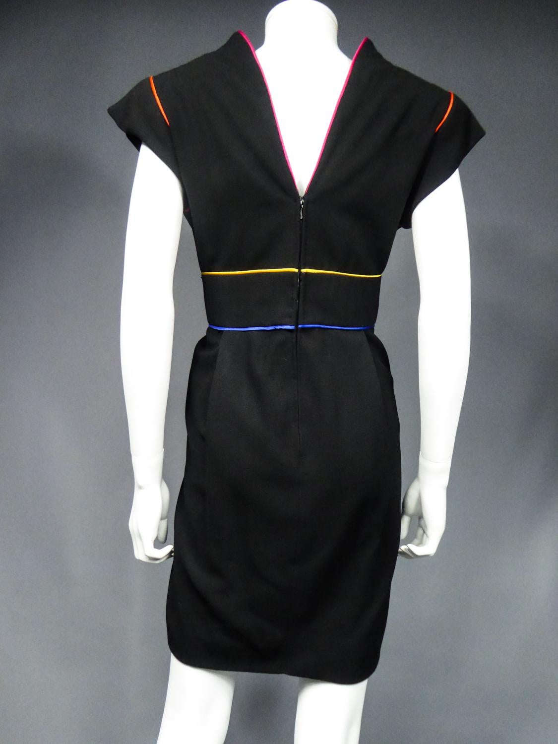 Ein Emanuel Ungaro French Couture Kleid und Jacke Set Collection 1991-1992 im Angebot 9