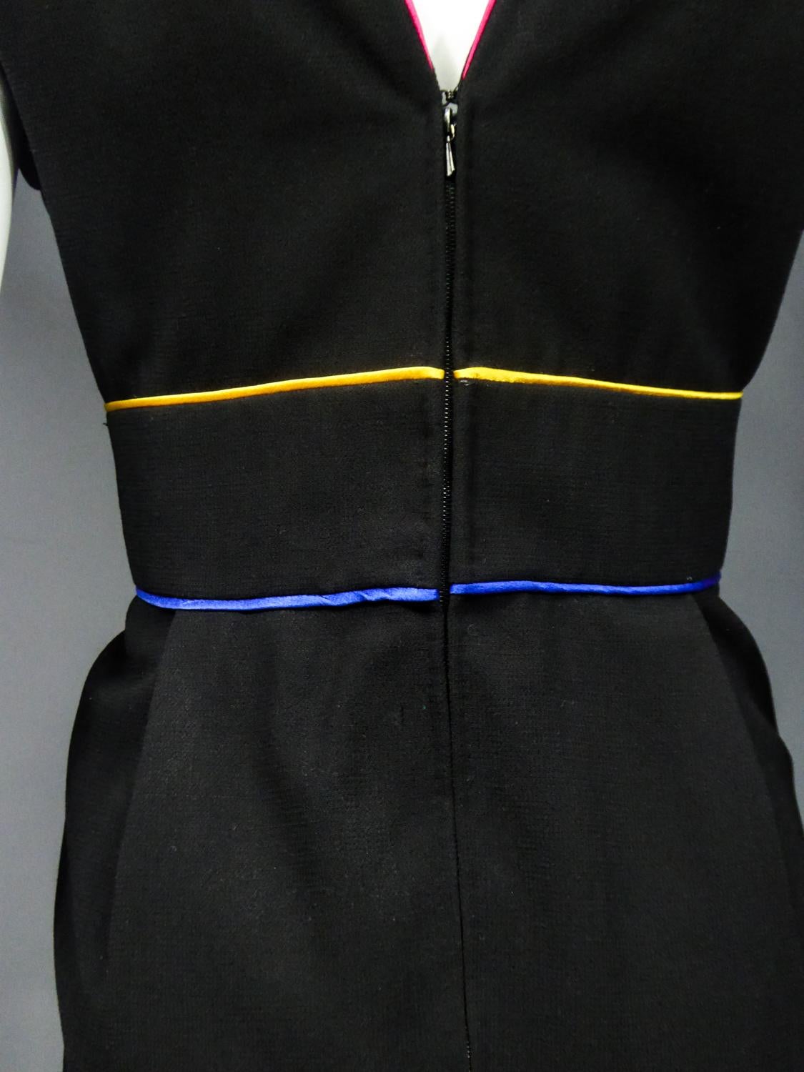 Ein Emanuel Ungaro French Couture Kleid und Jacke Set Collection 1991-1992 im Angebot 10