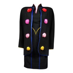 An Emanuel Ungaro French Couture Dress and Jacket Set Collection 1991-1992