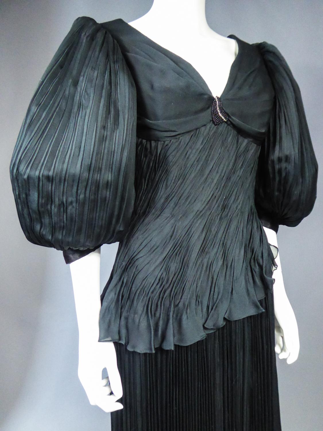 An Emanuel Ungaro French Evening Dress Numbered 295-5-85 Circa 1985/1990 For Sale 6