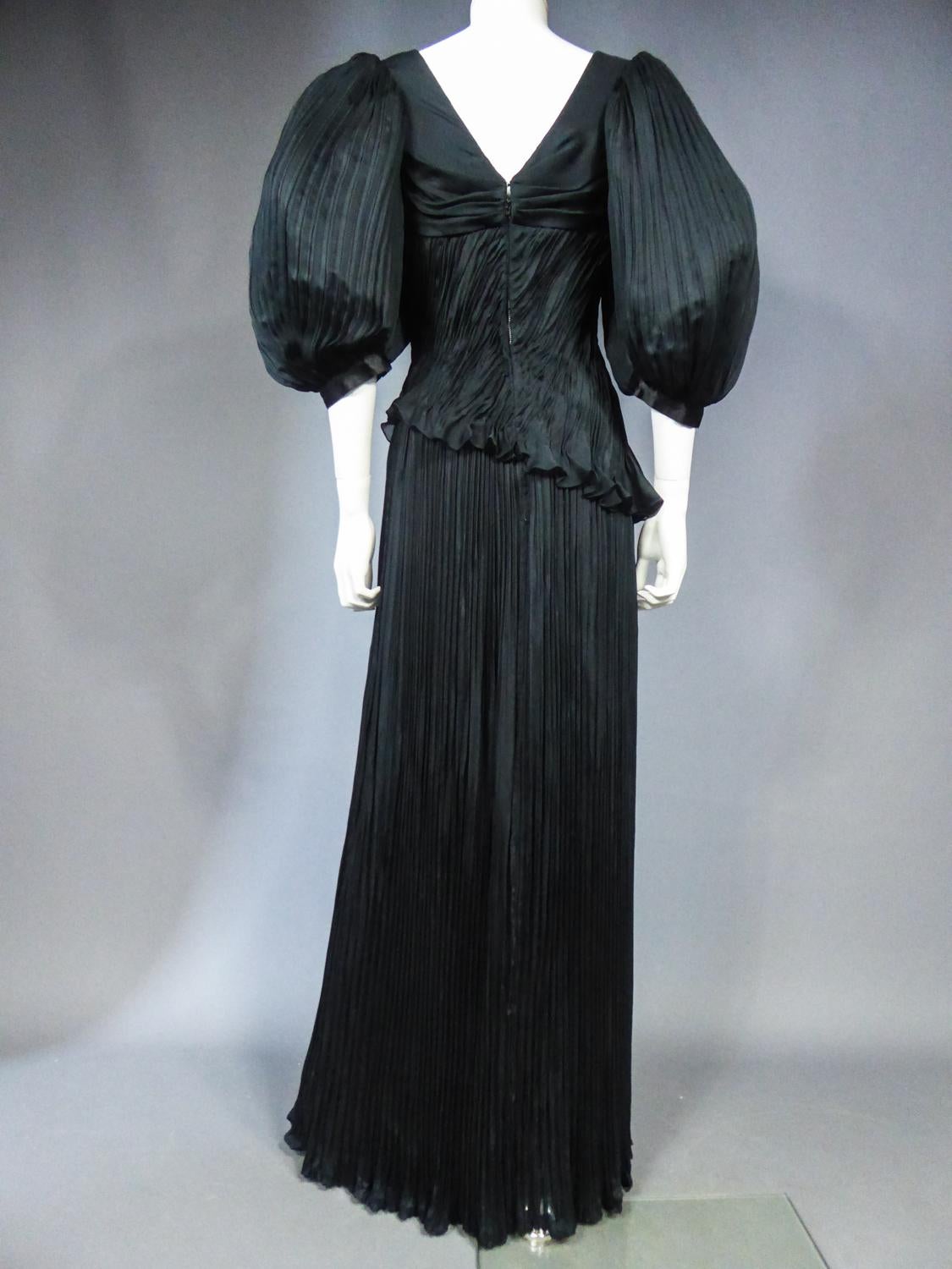 An Emanuel Ungaro French Evening Dress Numbered 295-5-85 Circa 1985/1990 For Sale 8