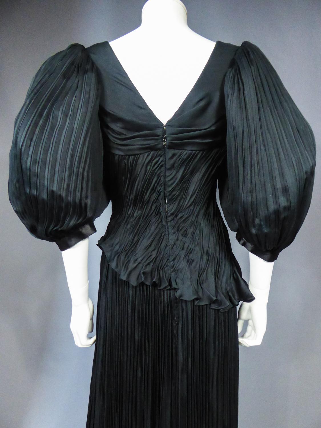 An Emanuel Ungaro French Evening Dress Numbered 295-5-85 Circa 1985/1990 For Sale 9