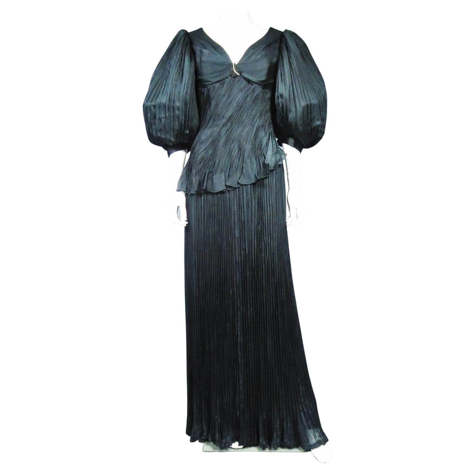 An Emanuel Ungaro French Evening Dress Numbered 295-5-85 Circa 1985/1990