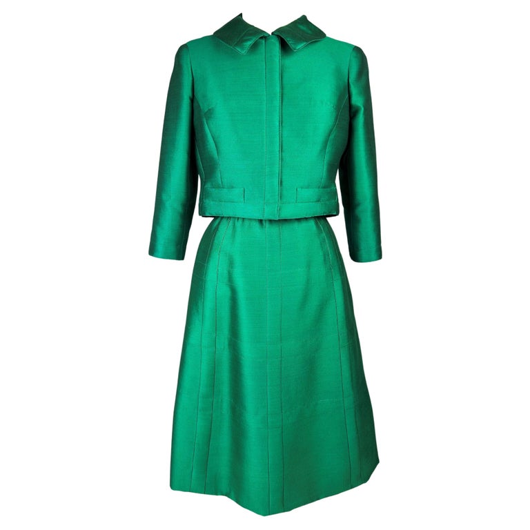 Emerald Green Suits - 5 For Sale on 1stDibs | emerald green skirt suit, emerald  green silk suit, emerald green 3 piece suit