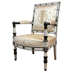 An Empire armchair from the Château de Rambouillet