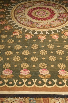 AN EMPIRE AUBUSSON CARPET FRANCE, CIRCA 1810 16 ft. 11 in. x 13 ft. 9