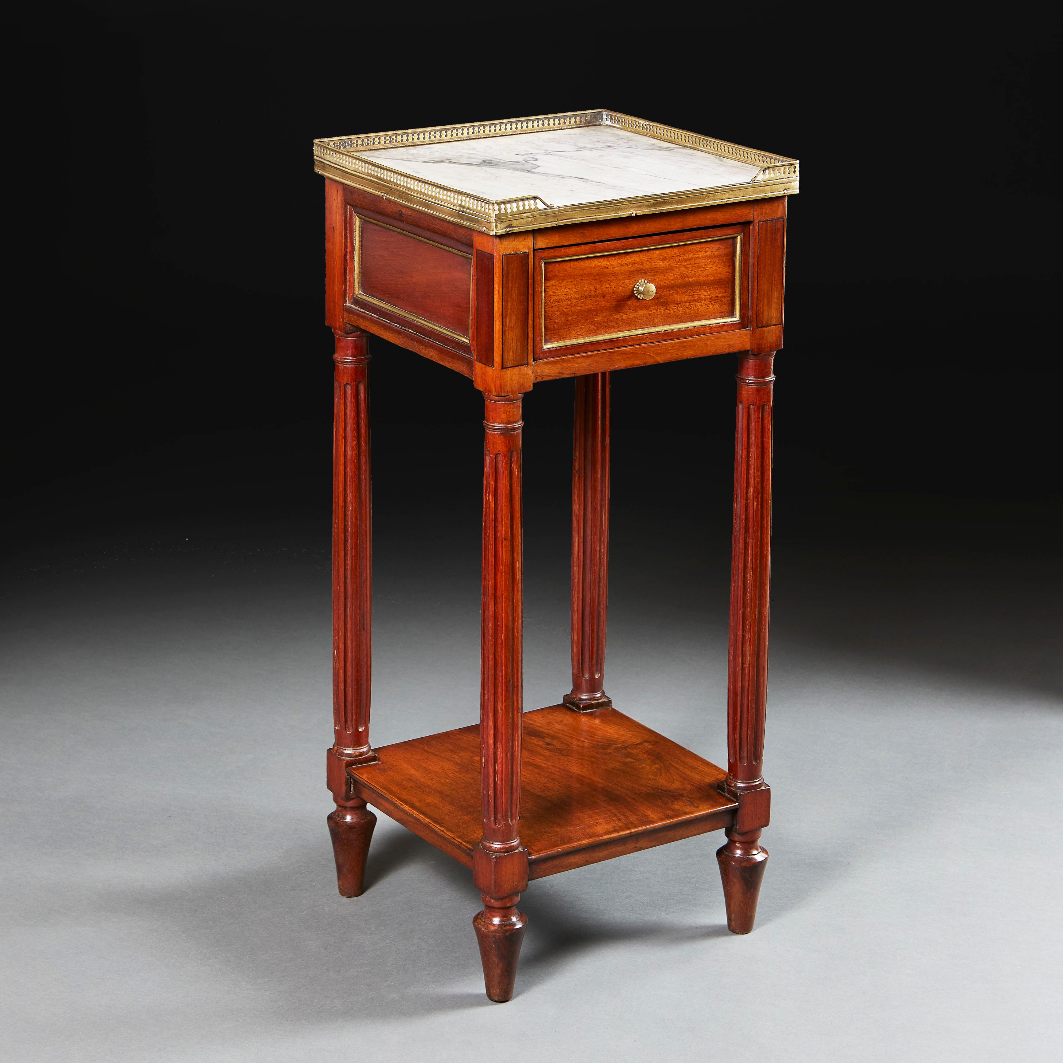 French An Empire Bedside Table For Sale