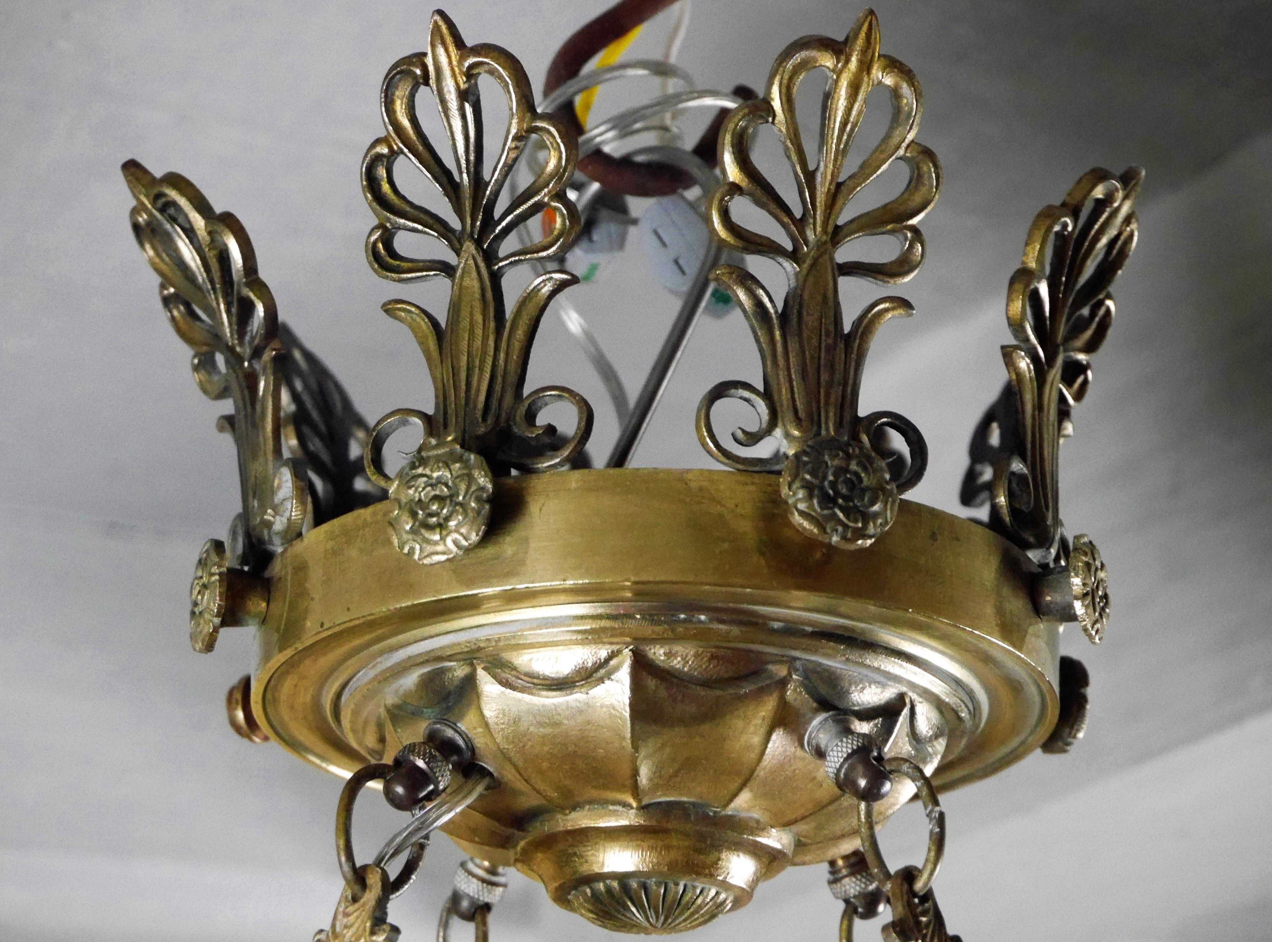 French Empire Chandelier, Early 19th Century For Sale
