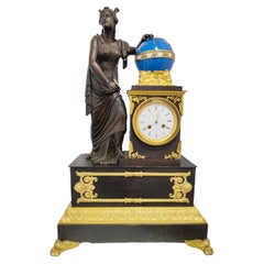 Empire Mantel Clock by H.Robert-Horloger De La Reine, Paris, circa 1820