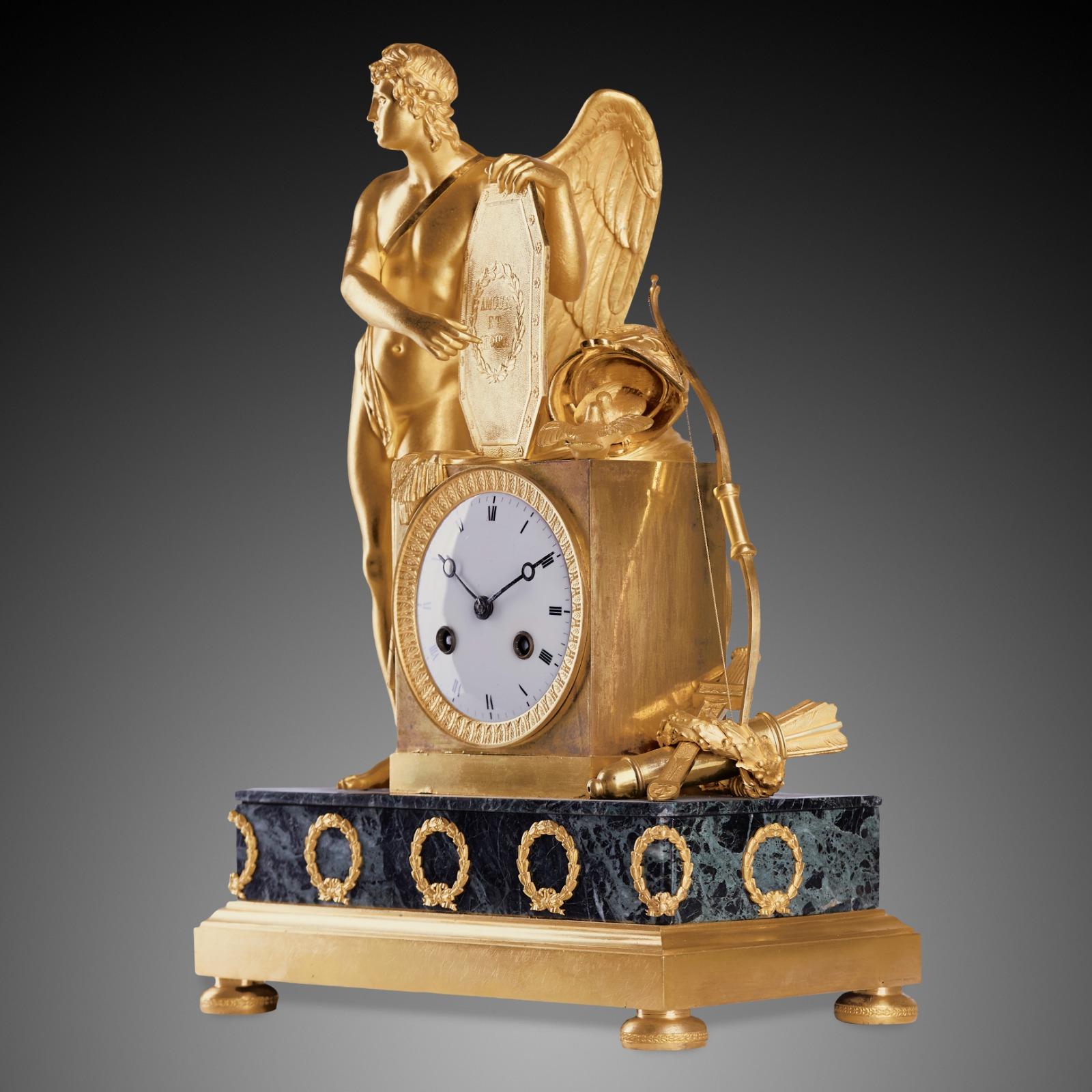 Empire Ormolu 19th Century Mantel Clock 2