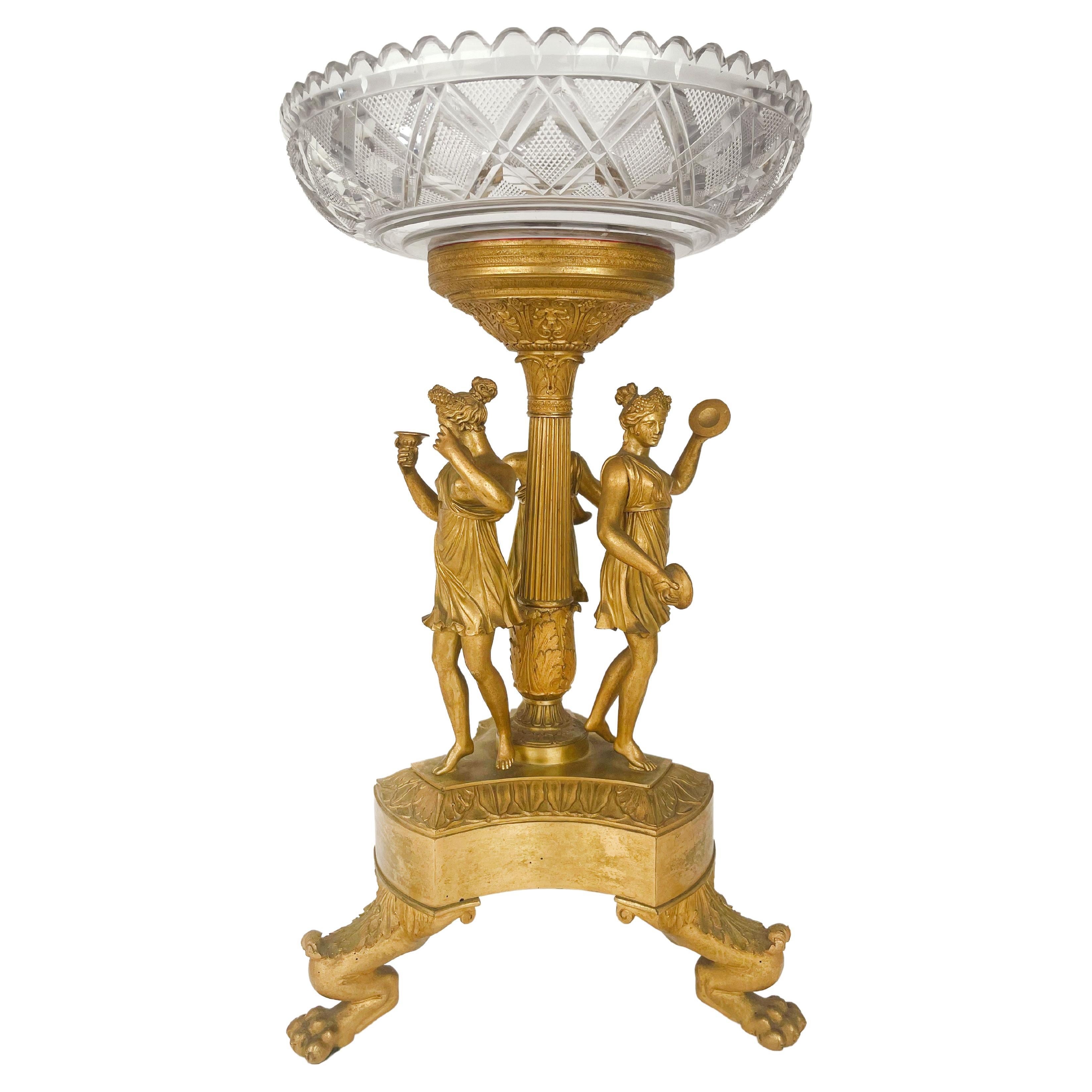 An Empire Ormolu Centerpiece Attributed  To Pierre-Phillipe Thomire, Circa 1815 For Sale