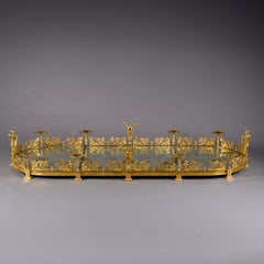 An Empire Period Gilt-Bronze Three-Piece Surtout de Table, Attributed to Denière