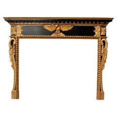 Vintage Empire Style Fireplace Surround