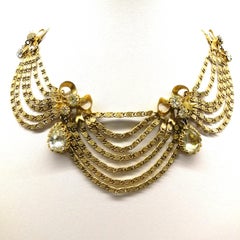 An 'Empire' style necklace and earrings, Christian Dior by Michel Maer, 1950s