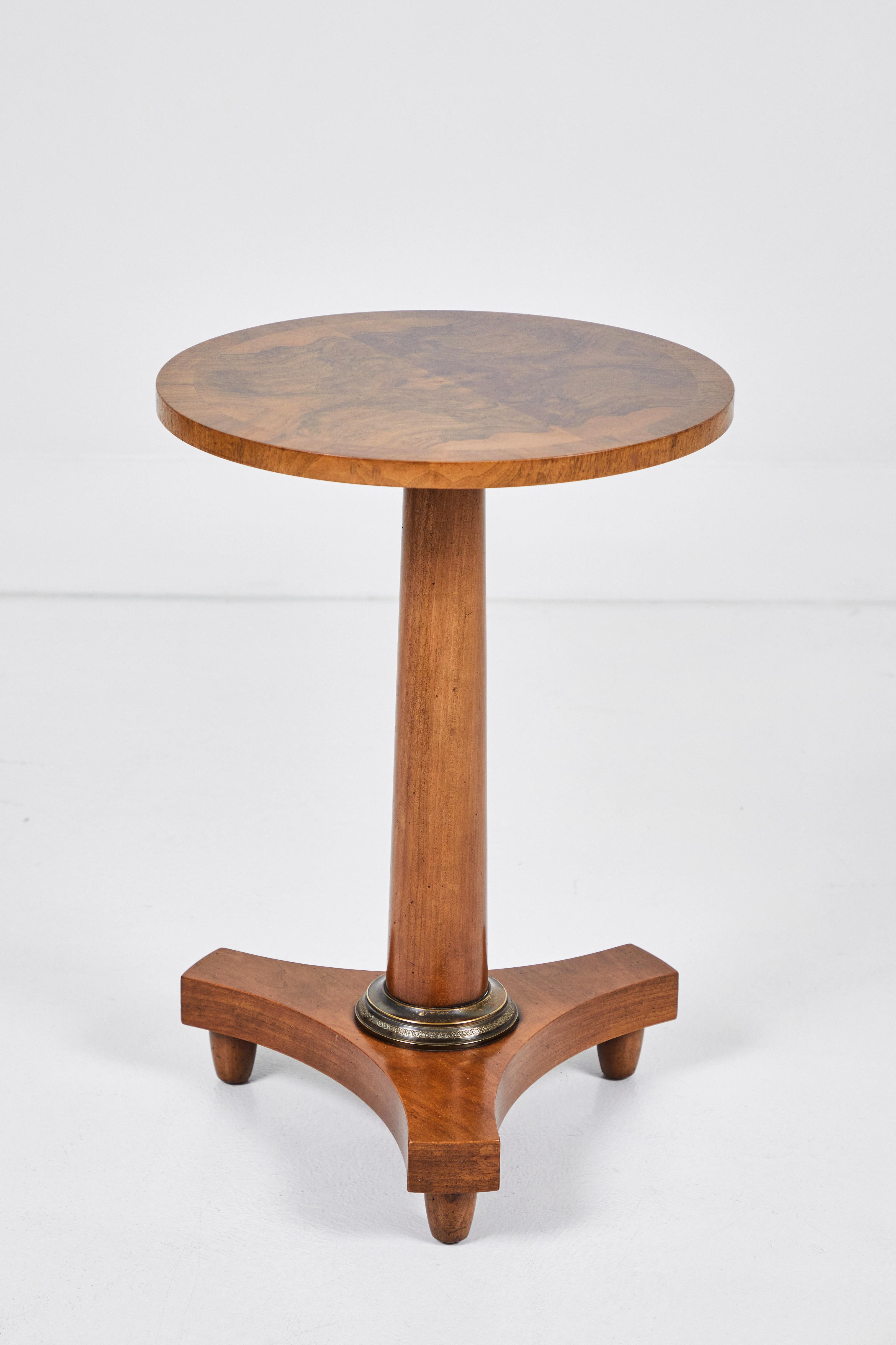 Empire Revival Empire Style Occasional Table with Brass Detail by Baker Furniture