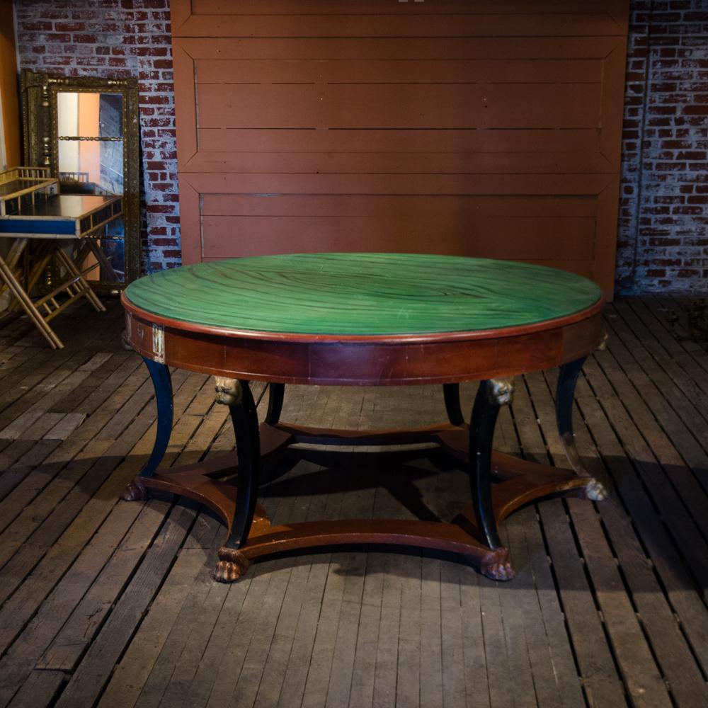 round library table