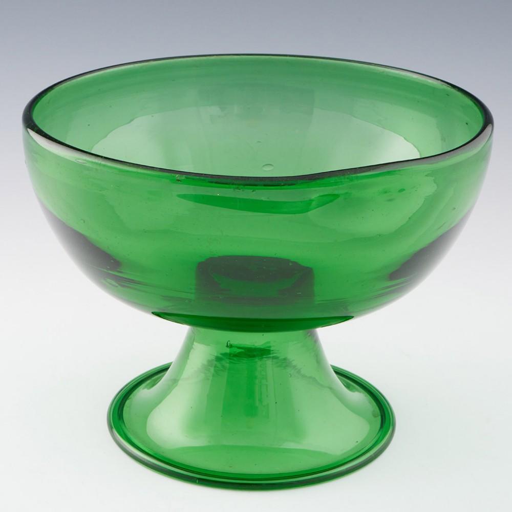 An Empoli Tuscny Italian Art Glass Bowl c1975 In Good Condition In Forest Row, East Sussex