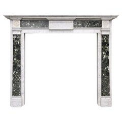 An English Antique Georgian Style Marble Fireplace Mantel 