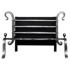 English Antique Steel Firegrate