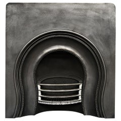 English Arts & Crafts Fireplace Insert in Cast Iron